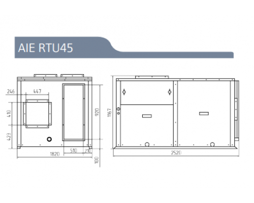 Руфтоп AIE RTU45