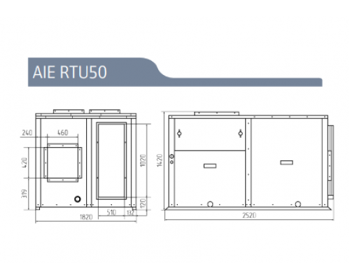 Руфтоп AIE RTU50