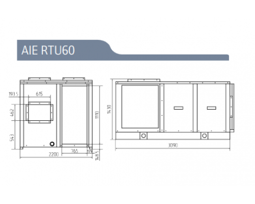 Руфтоп AIE RTU60