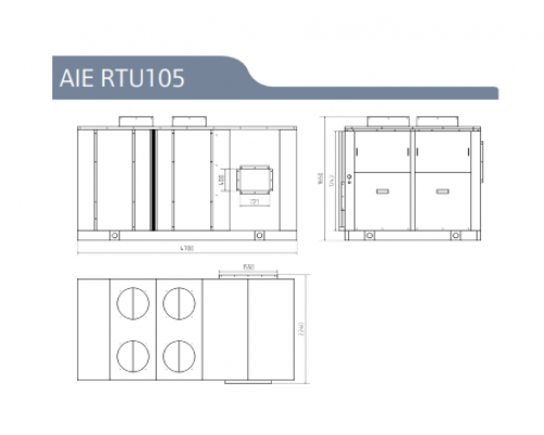 Руфтоп AIE RTU105