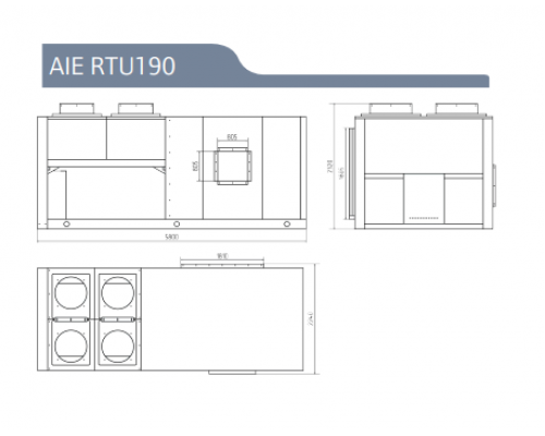 Руфтоп AIE RTU190