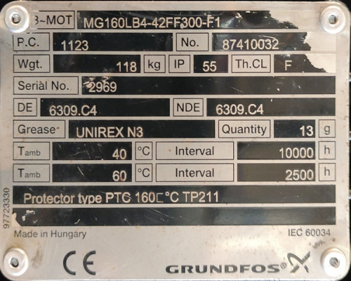 Центробежный насос Grundfos TP 150-200/4 A-F-B-baqe